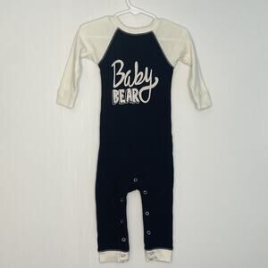 Lazy One Flap Jack Grandfather Mountain Color-block Romper Long Johns Size 12M